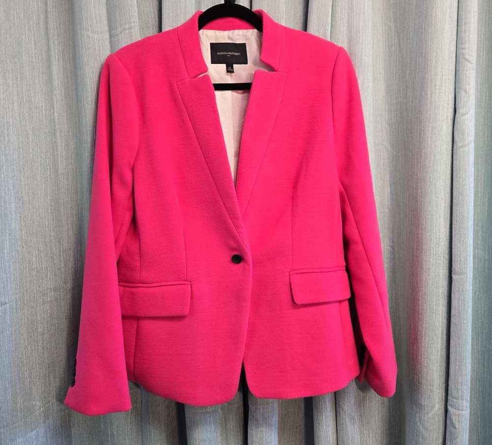 Banana Republic Fuchsia Blazer